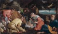 La Adoración de los Pastores Jacopo Bassano dal Ponte Cristiano Católico